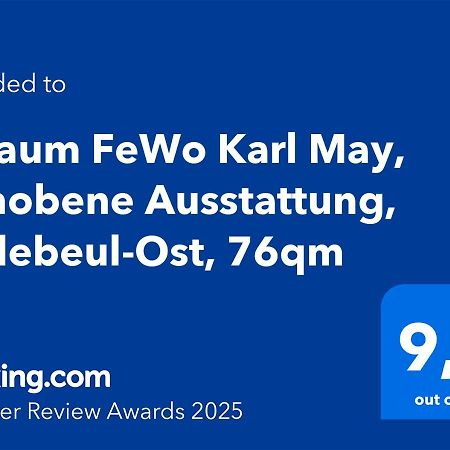 3 Raum Fewo Karl May, Gehobene Ausstattung, Radebeul-Ost, 76Qm ภายนอก รูปภาพ
